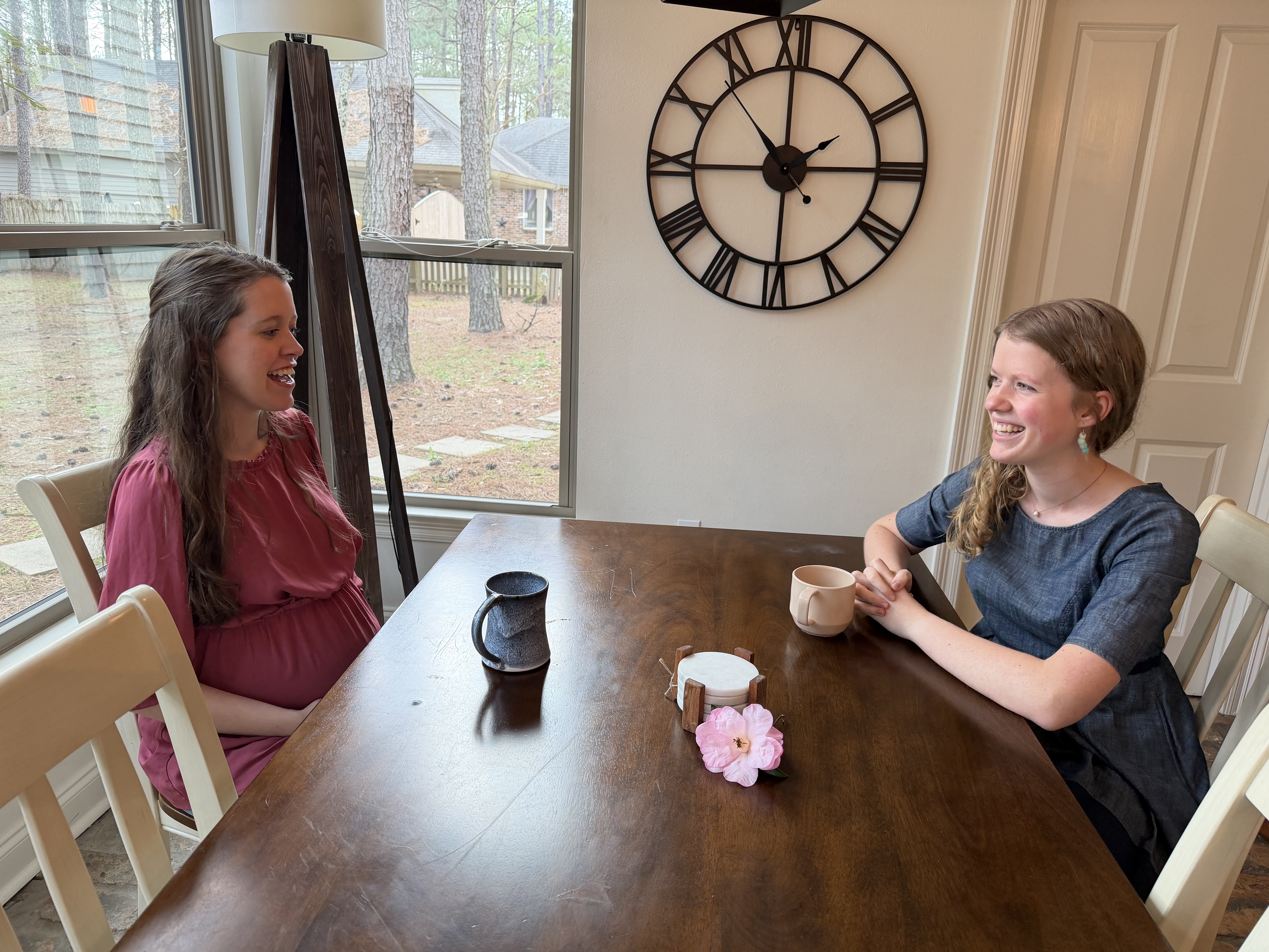 Grace meeting with a mother